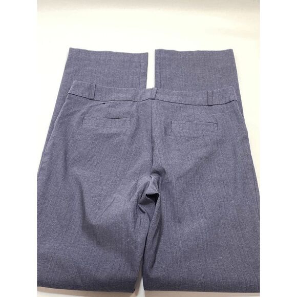 SOHO Flat Front Light Gray Stripe Trouser Size 10 - Picture 2 of 6